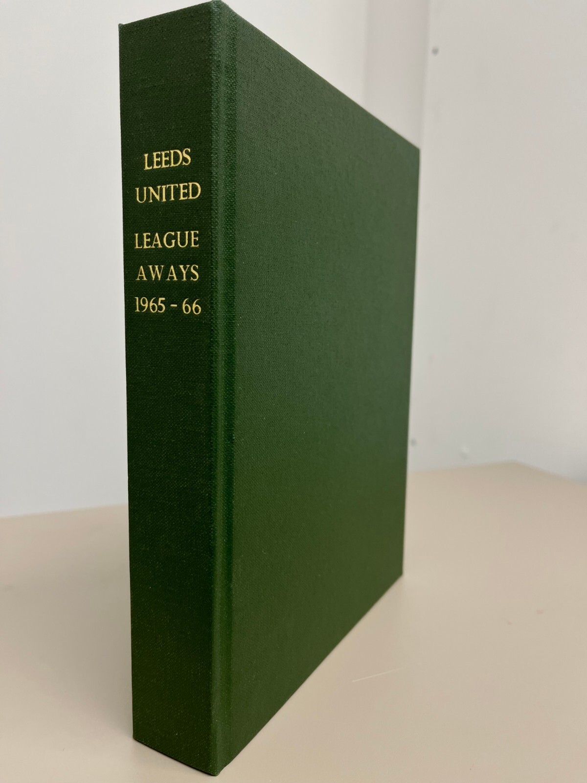 1965-66 Leeds United - 19 League Away Programmes In Presentation Binder for sale on Ebay