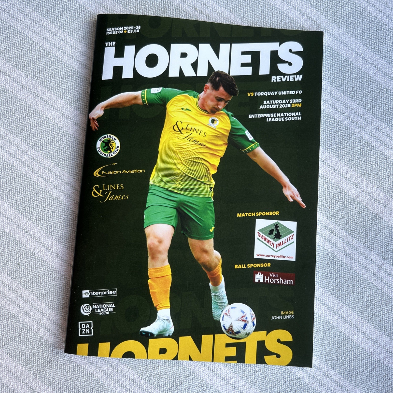 RARE Horsham V Torquay United 23/8/25 2025/26  National League South Programme for sale on Ebay