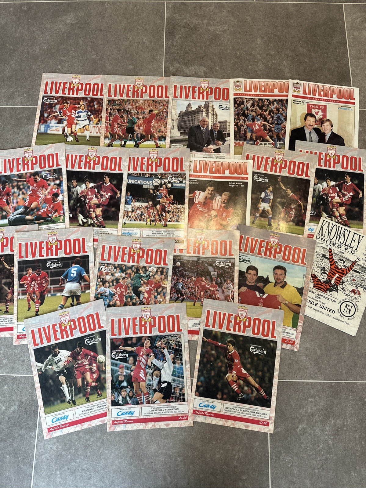 Liverpool Fc Matchday Programs 1993 for sale on Ebay