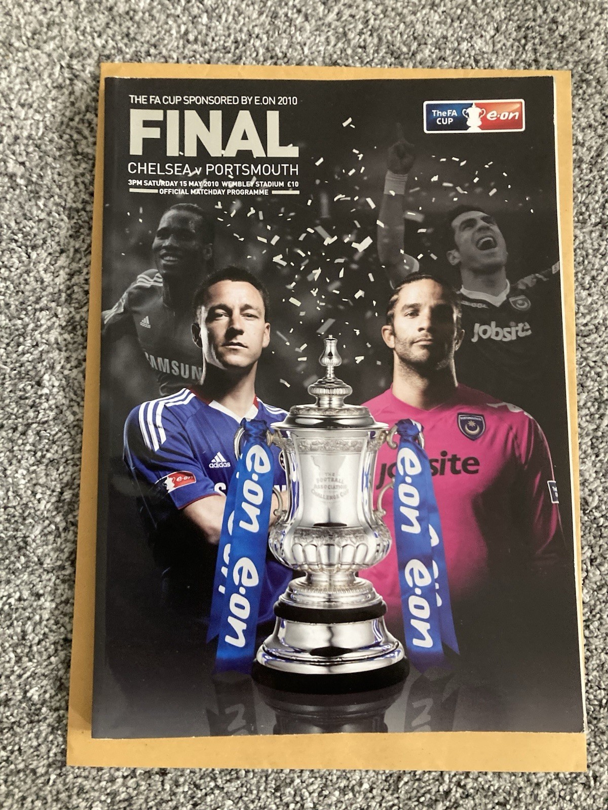 Chelsea v Portsmouth 2010 FA Cup Final Programme.  for sale on Ebay