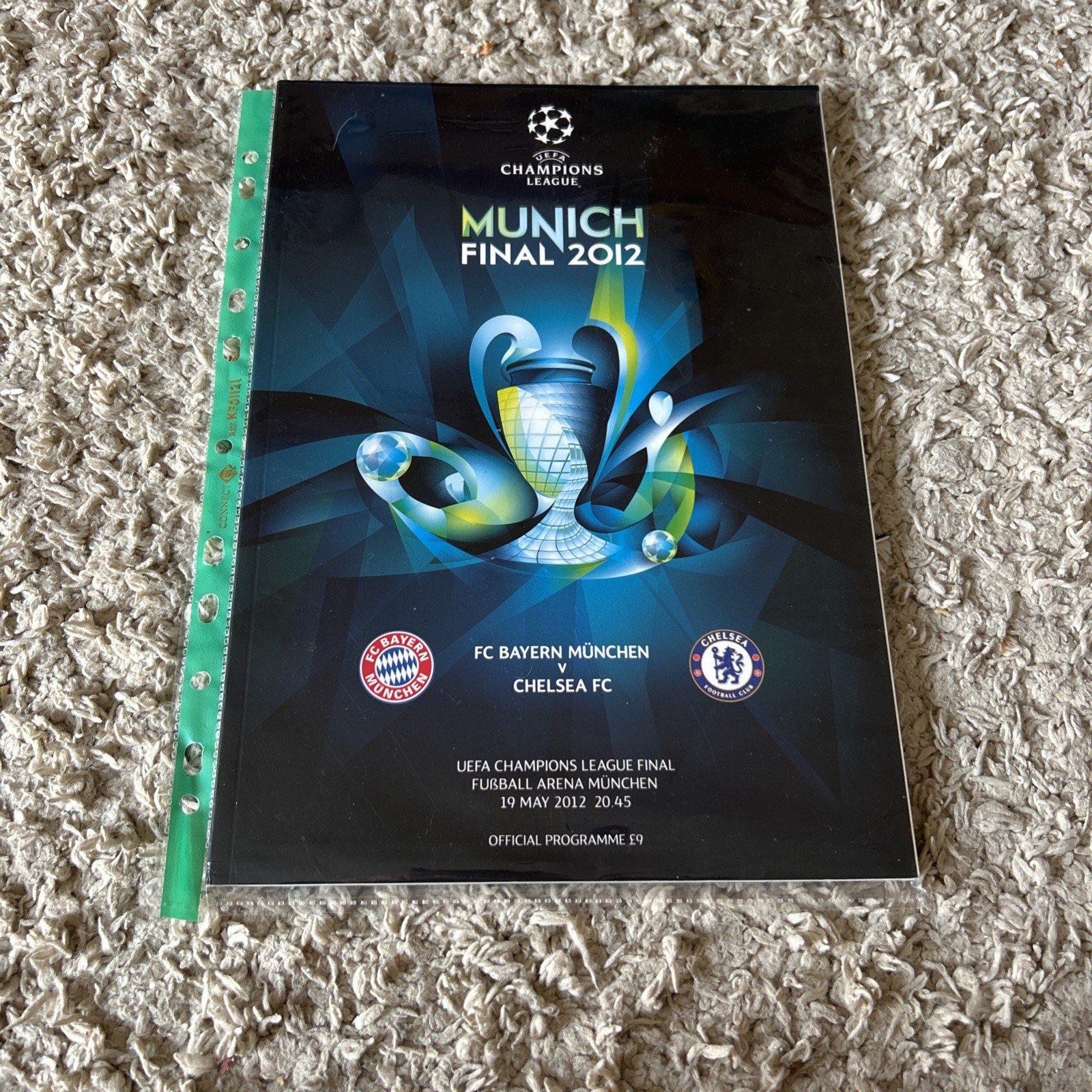 Champions League 2012 Munich Final Programme Bayern Munich v Chelsea for sale on Ebay