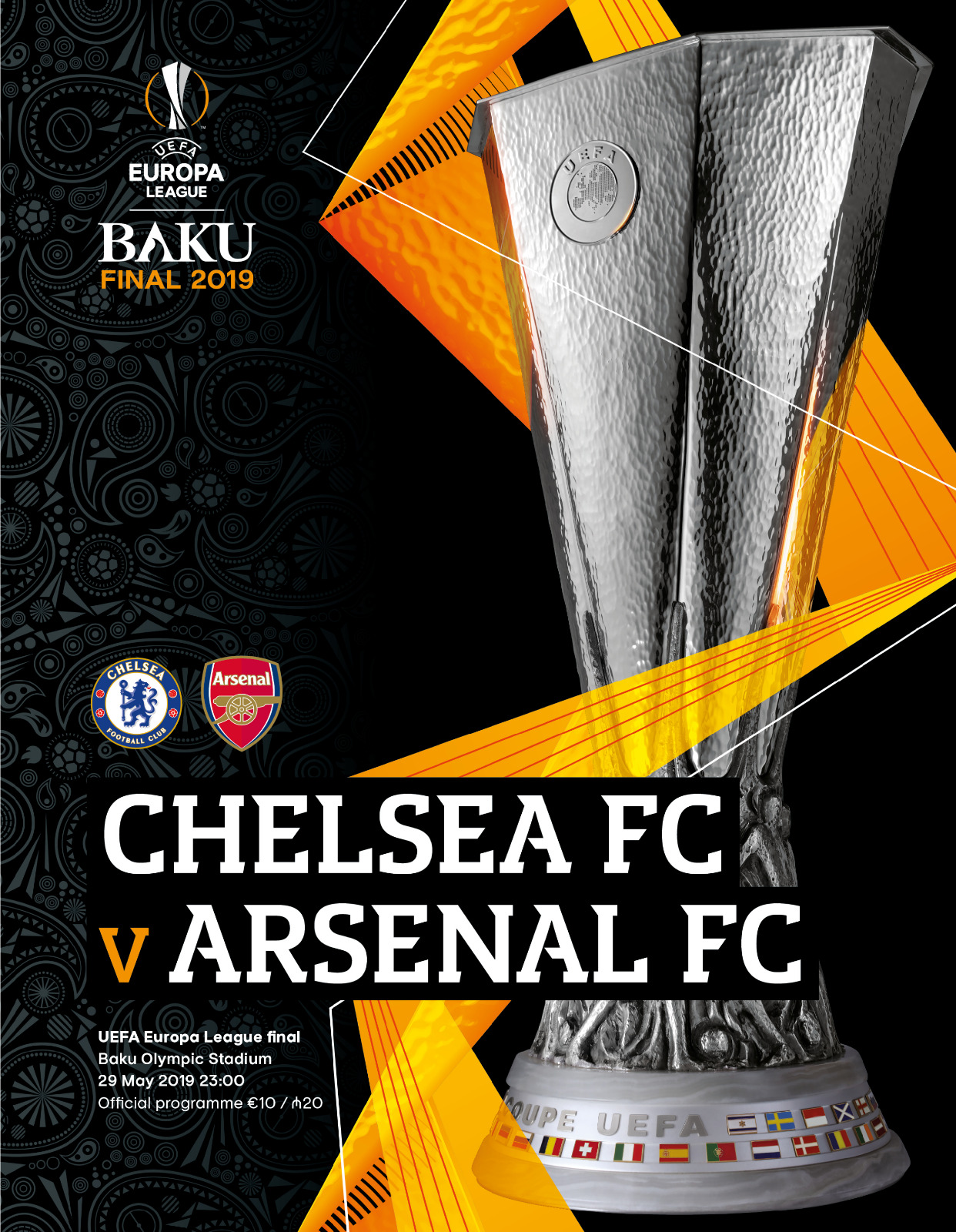 EUROPA LEAGUE FINAL 2019 ARSENAL v CHELSEA OFFICIAL MINT PROGRAMME  for sale on Ebay