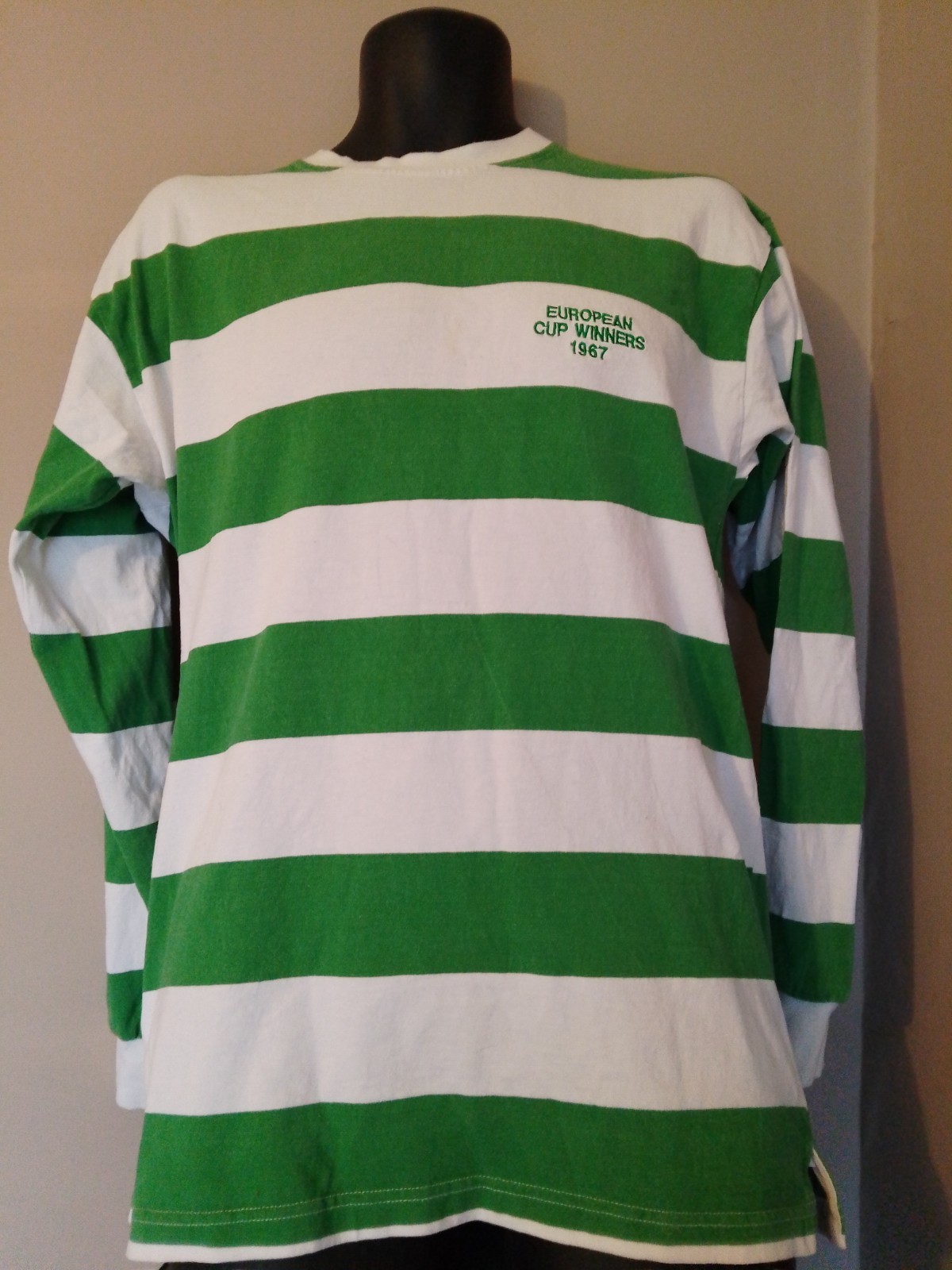 Authentic Scoredtaw Celtic FC Home Shirt Adult L Long Sleeve European Cup 1967  for sale on Ebay
