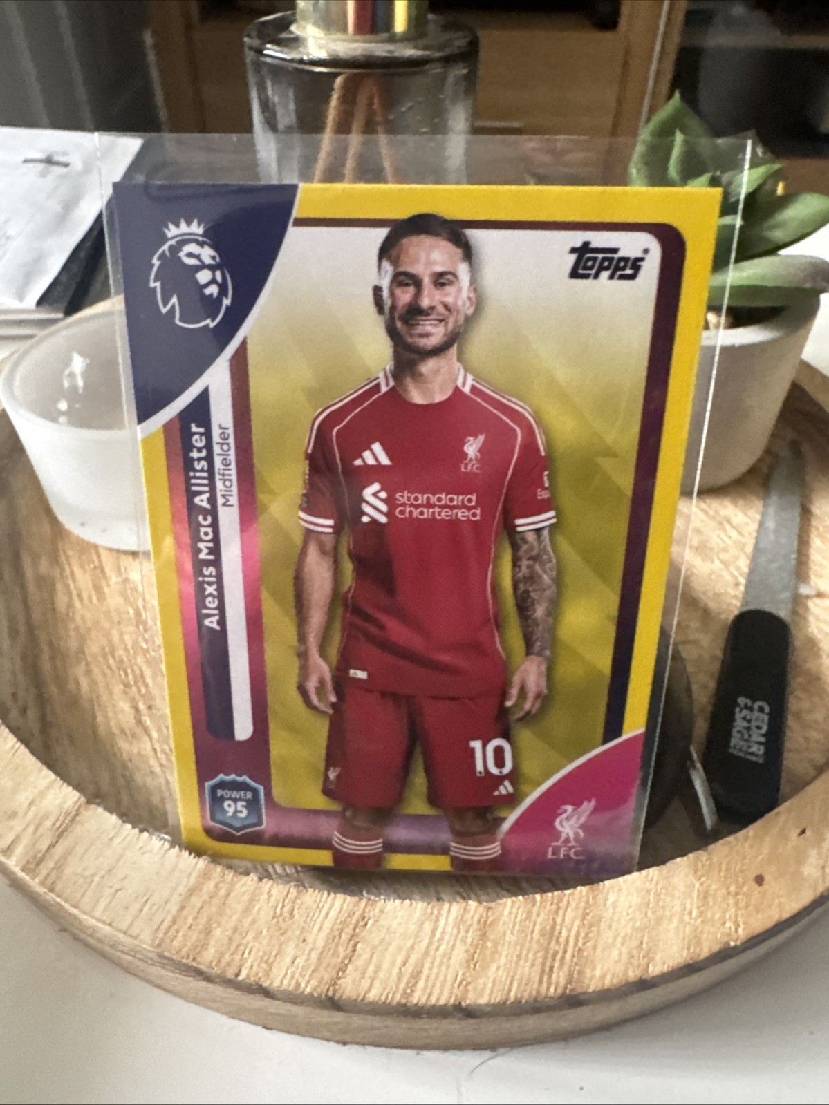 TOPPS PREMIER LEAGUE 2026 ALEXIS MAC ALLISTER Yellow PARALLEL LIVERPOOL 2025/26 for sale on Ebay