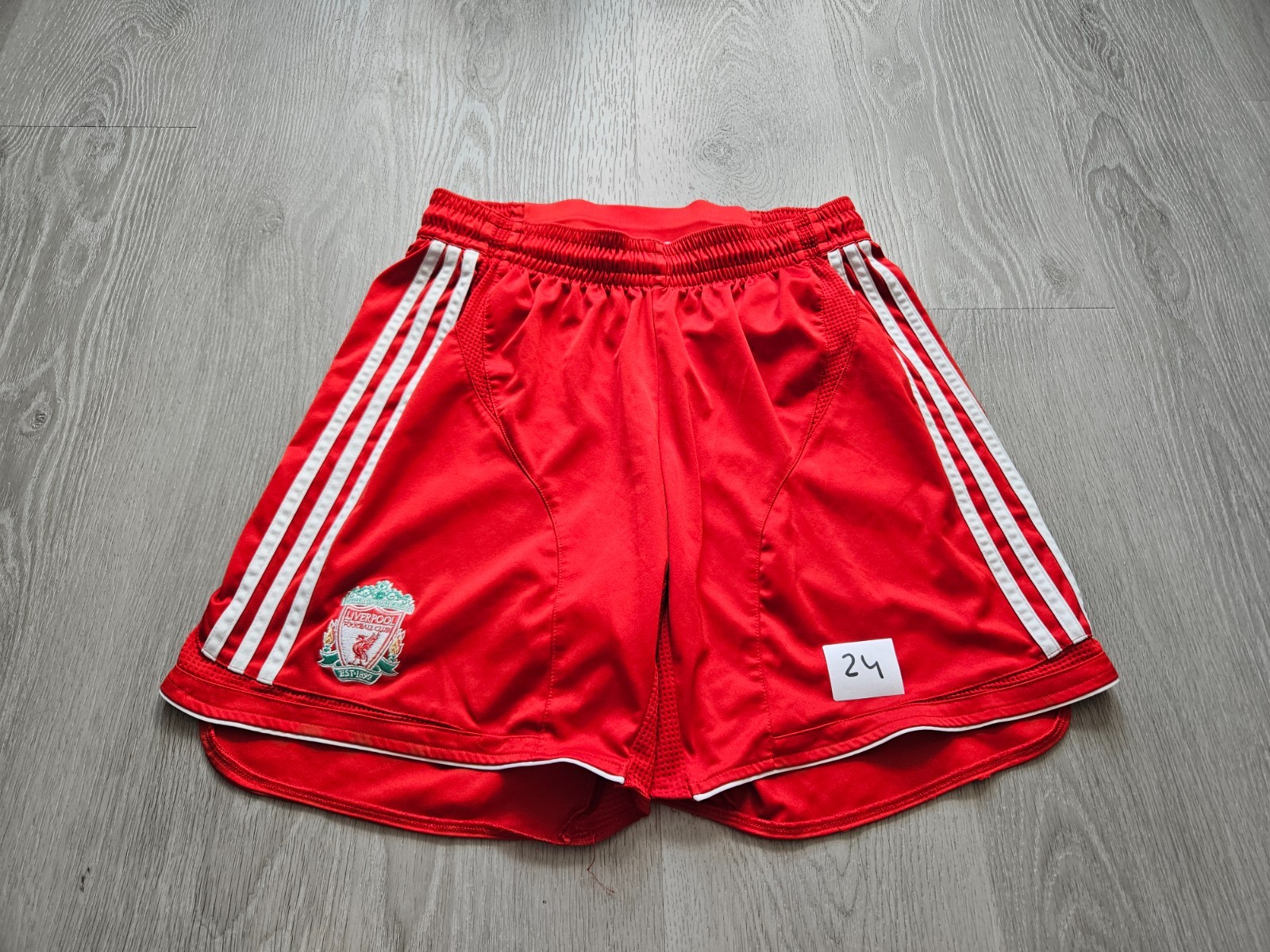 Men's Red Adidas Liverpool FC Sport Shorts Size S Home 2006-08 for sale on Ebay