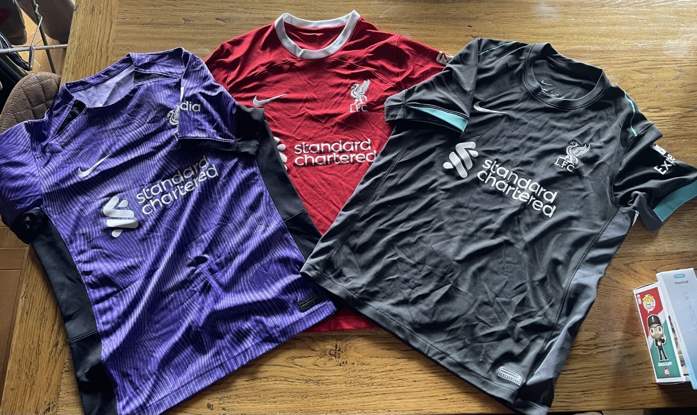 Liverpool Replica Shirt Collection 2022/2025 Shirts Size Medium for sale on Ebay