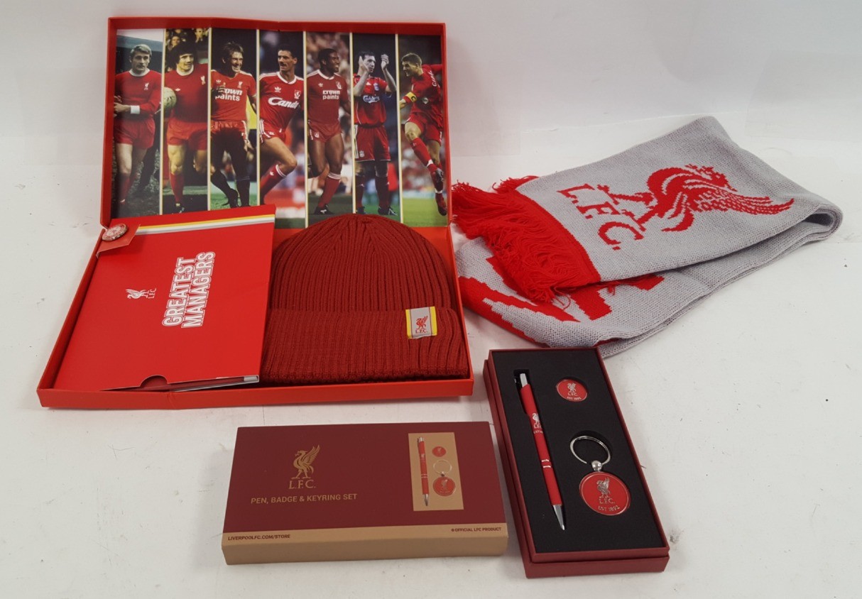 Official Liverpool FC 24/25 Membership Pack Scarf Hat Gift Set LFC for sale on Ebay