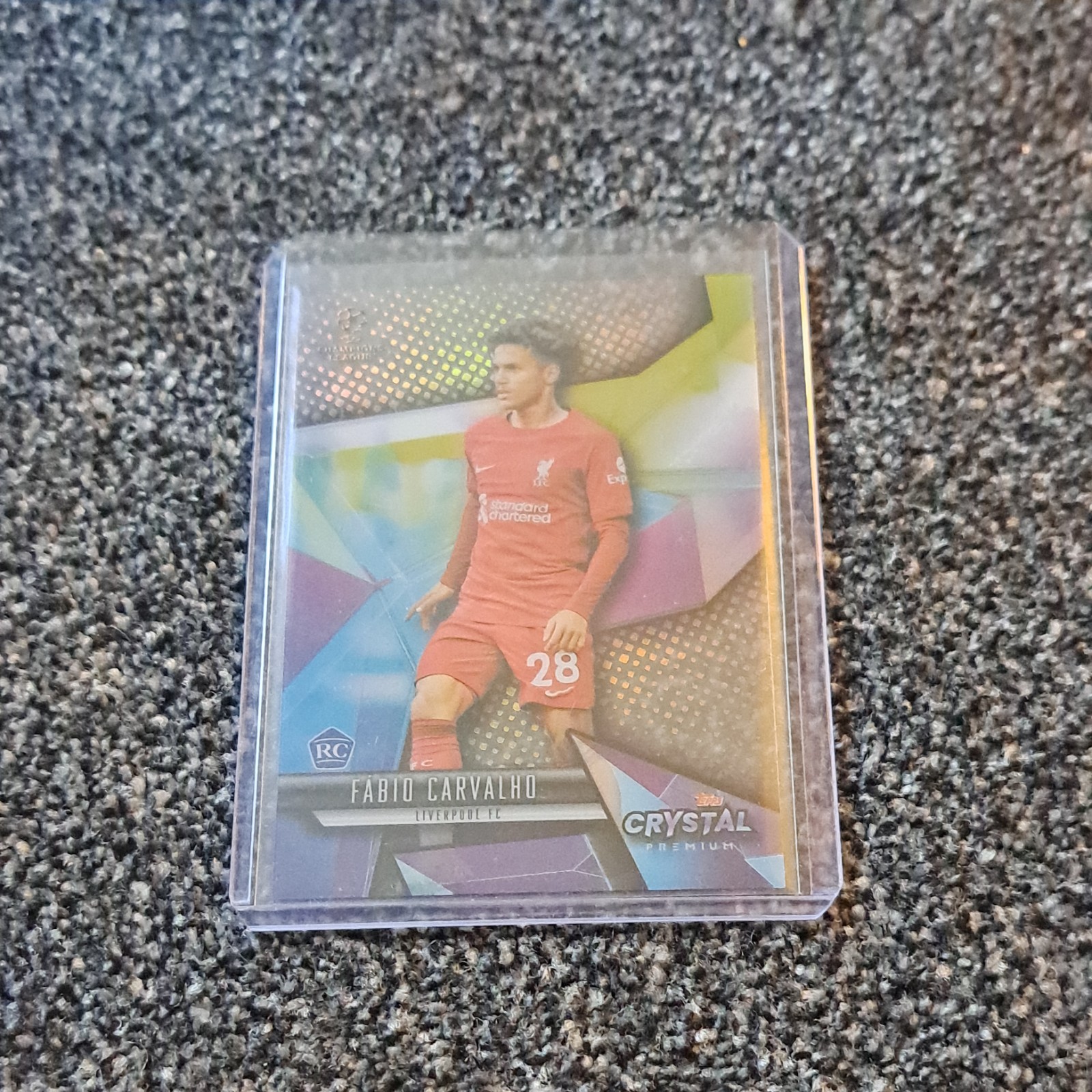 ⭐2022-23 Topps Crystal Premium UCL - FABIO CARVALHO - LIVERPOOL - #42⭐ for sale on Ebay