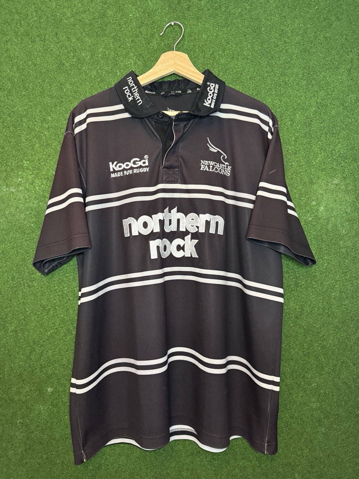 Original Newcastle Falcons 2006 Home Rugby Union Shirt XL KOOGA for sale on Ebay
