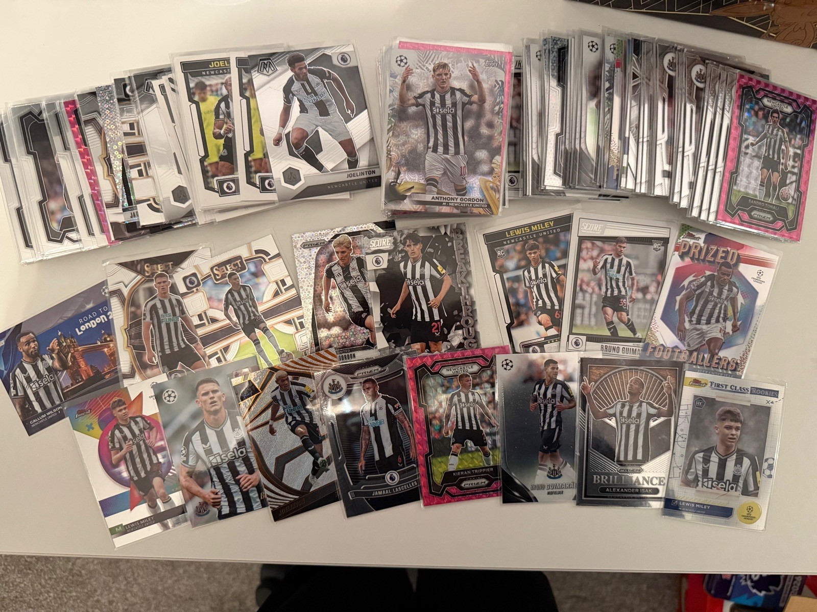 Newcastle United bundle of 145 Football Cards for sale on Ebay