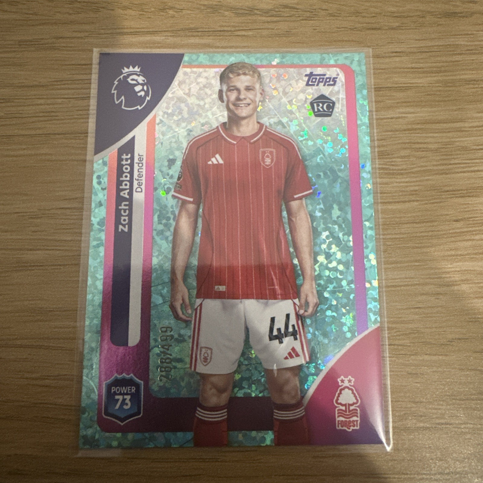 Topps Premier League 2026 - Zach Abbott - Aqua Diamond /499 - Nottingham Forest for sale on Ebay