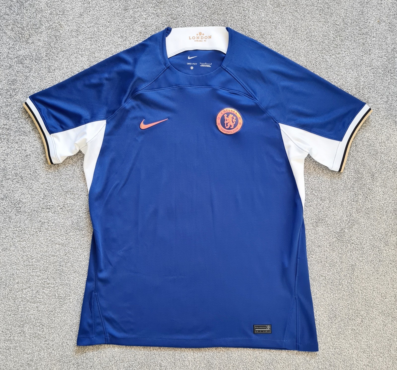 NIKE 2023/24 CHELSEA STADIUM DRI-FIT HOME FOOTBALL SHIRT MENS LARGE DX2685-496 for sale on Ebay