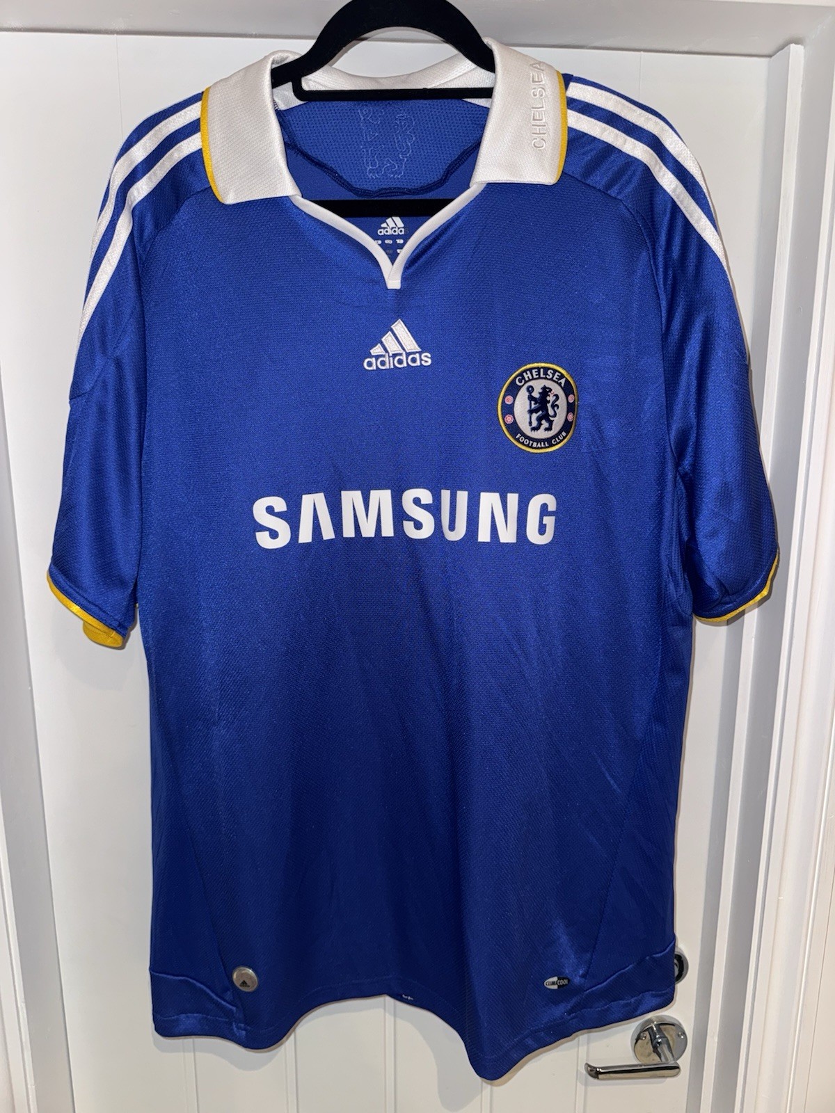 Chelsea Ricardo Carvalho Home 2008/09 Shirt Size XL No.6 Premier League Patches for sale on Ebay