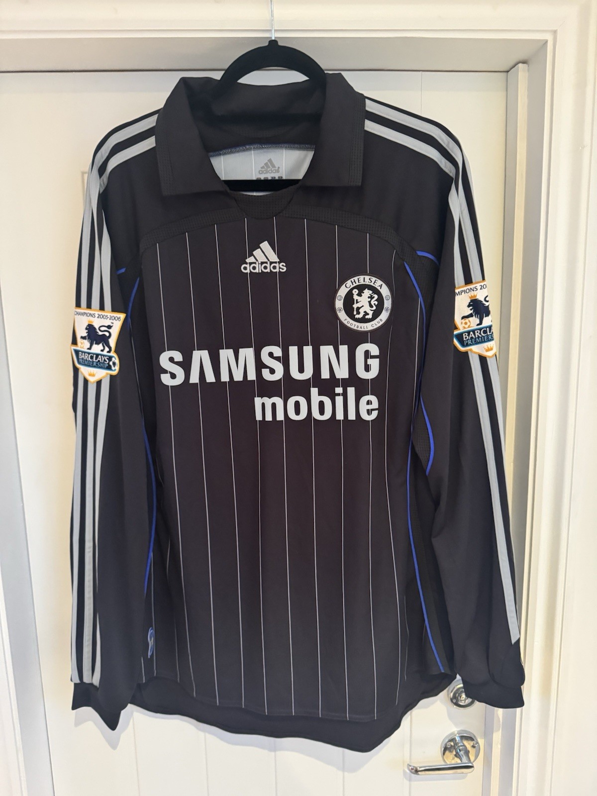 Chelsea Third Shirt 2006/07 Adidas Long Sleeve Didier Drogba No.11 Size Large  for sale on Ebay