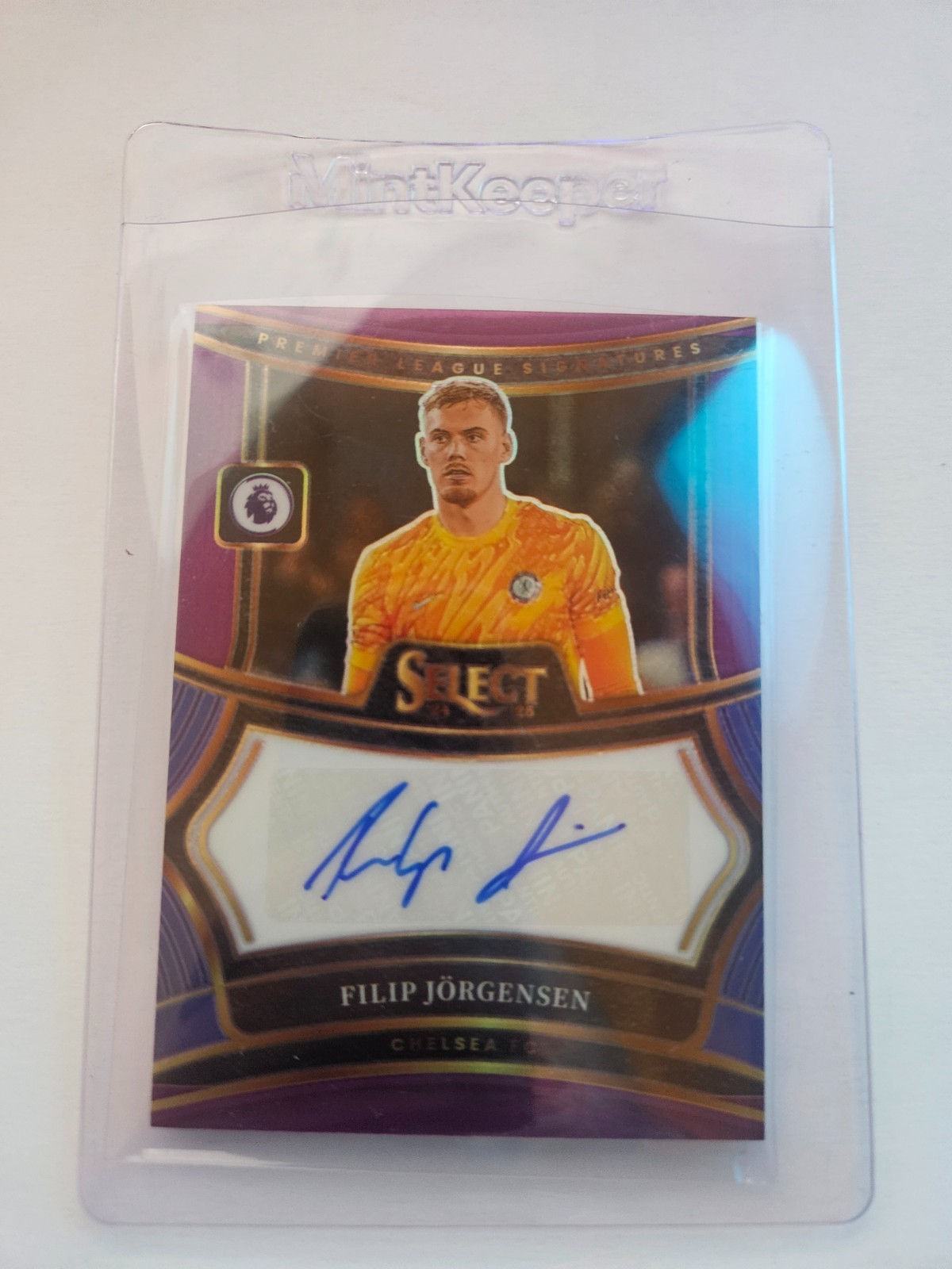 Filip Jorgensen Auto Select PURPLE /49 Premier League Chelsea 24/25 SP  for sale on Ebay