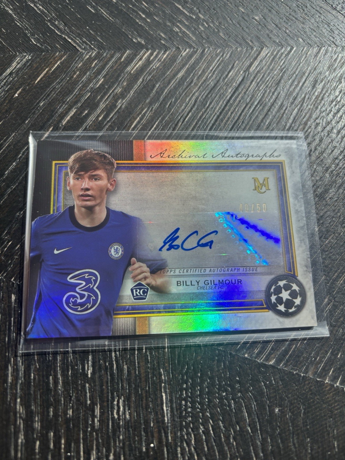 Billy Gilmour Rookie Auto 40/50 2021-22 Museum Topps Collection Chelsea for sale on Ebay