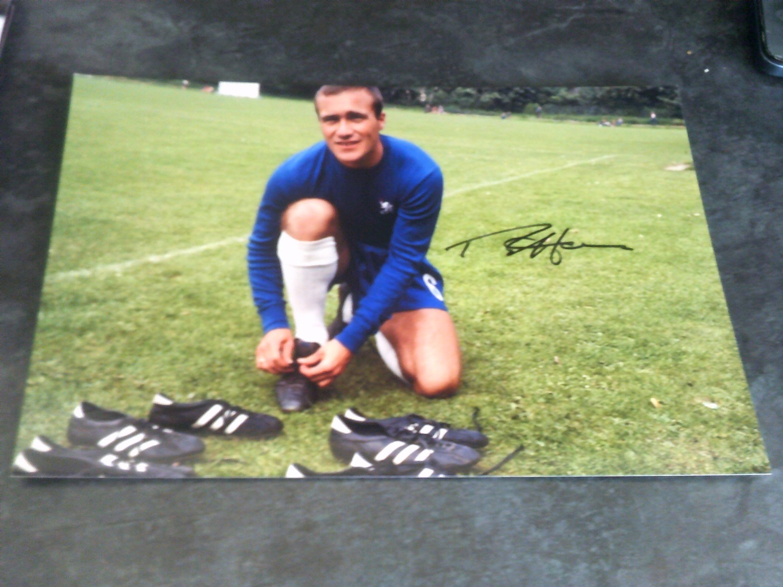 Signed Ron Chopper Harris Chelsea 12 x 8 Photograph 4 for sale on Ebay