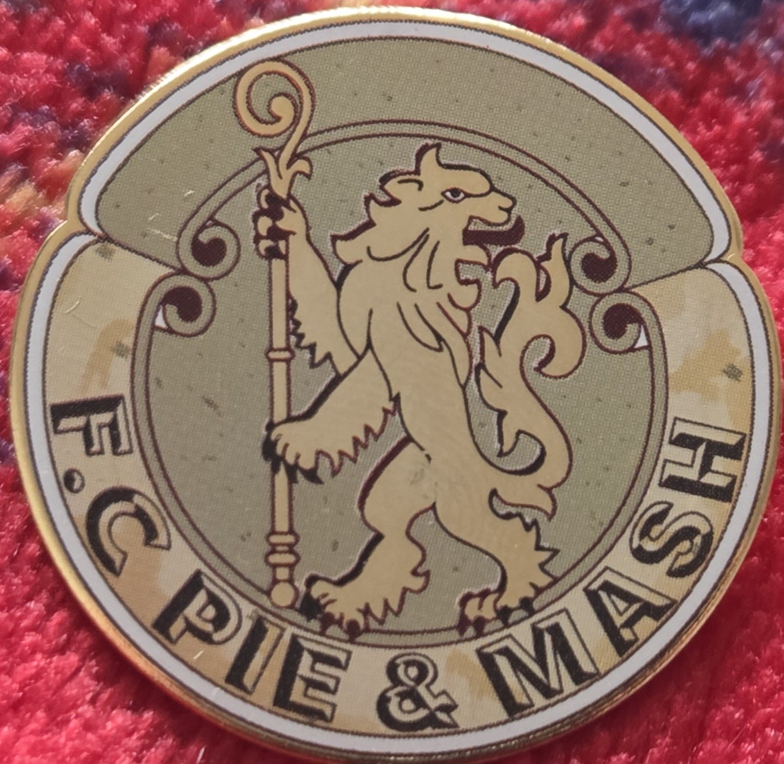 Chelsea FC Badge -  CHELSEA FC PIE & MASH for sale on Ebay
