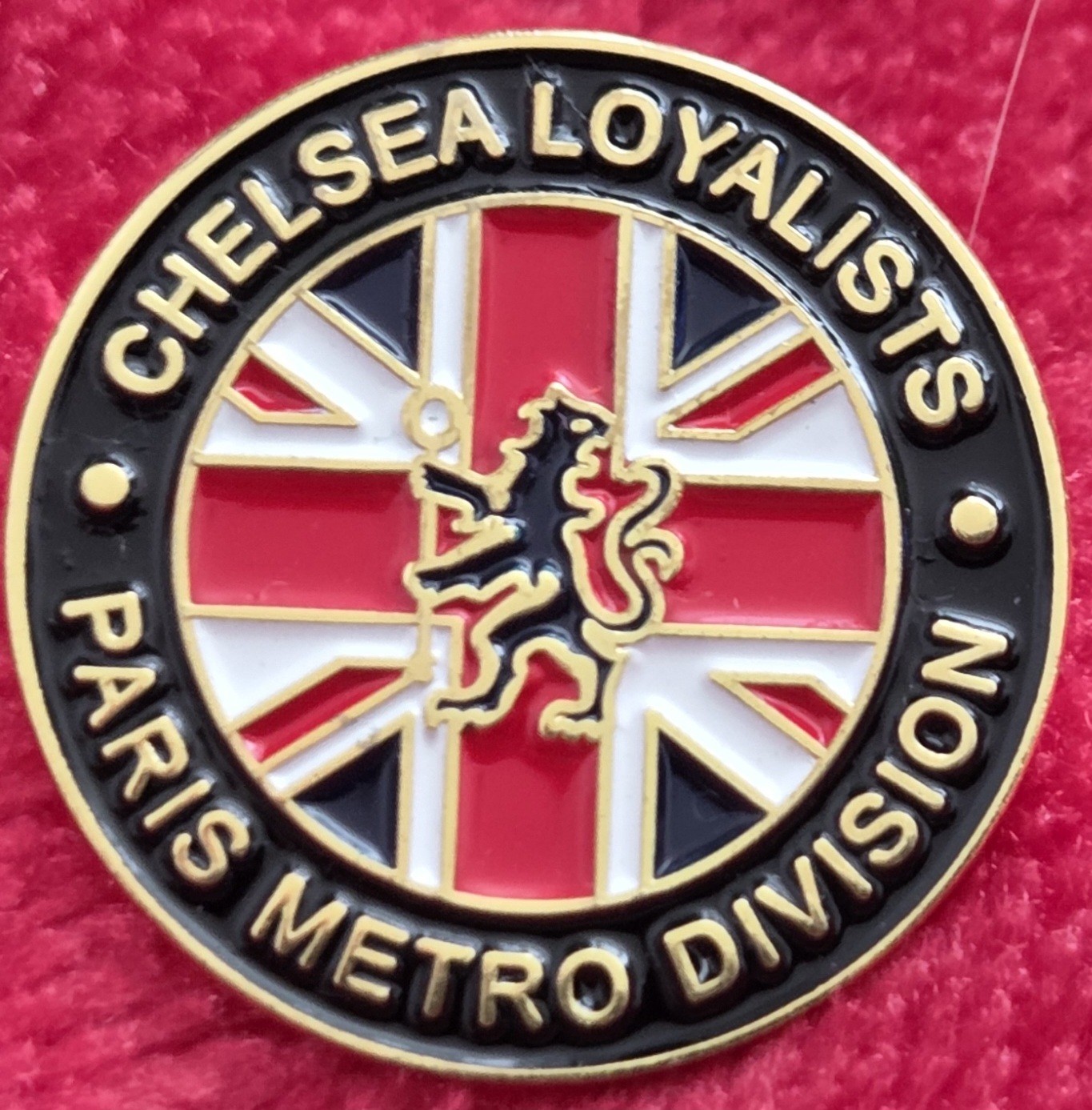 Chelsea FC Badge -  CHELSEA LOYALISTS - PARIS METRO DIVISION  for sale on Ebay