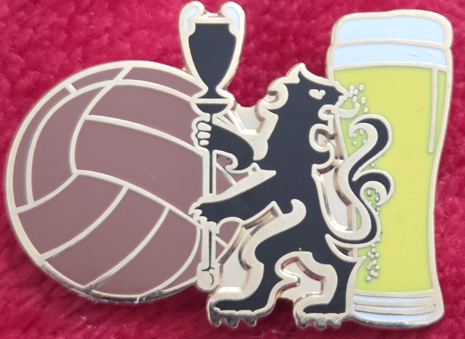 Chelsea FC Badge -  FOOTBALL CHELSEA BEER - CHAMPIONS LEAGUE WINNERS  for sale on Ebay