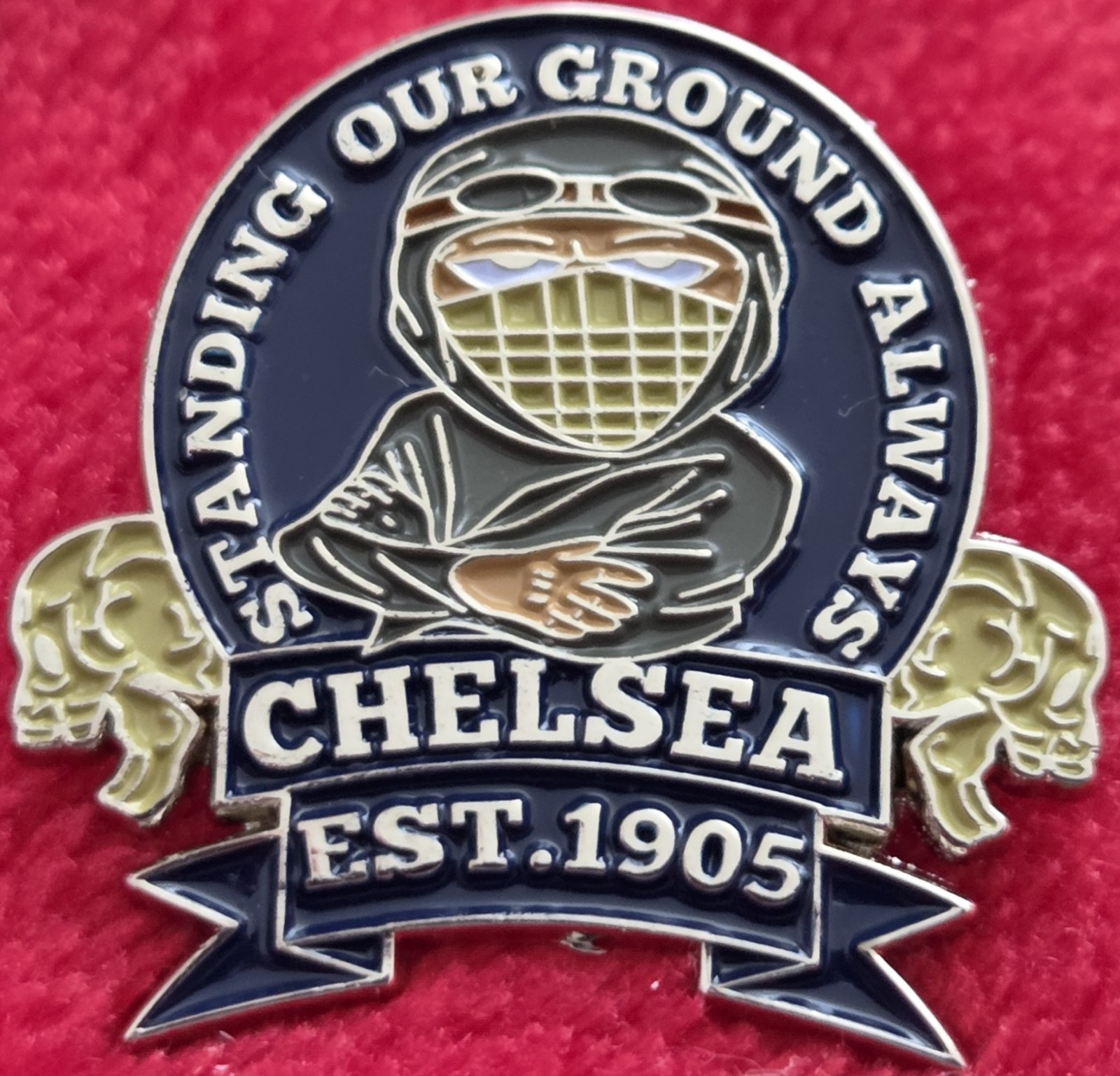 Chelsea FC Badge -  CHELSEA STANDING OUR GROUND ALWAYS - CHELSEA 1905 for sale on Ebay