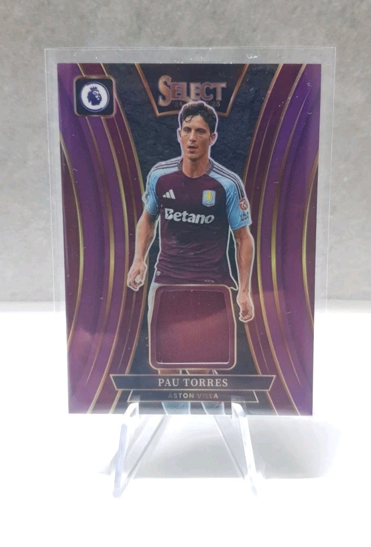 24-25 Panini Select PL – Pau Torres (Aston Villa) Select Memorabilia Purple /49 for sale on Ebay