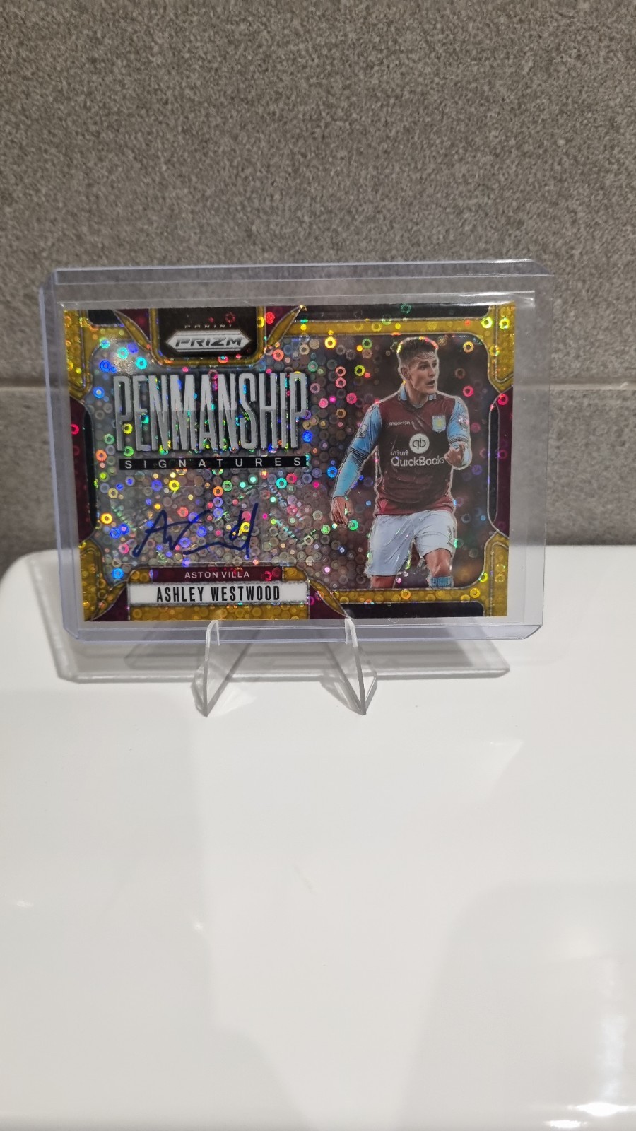 Ashley Westwood Penmanship Autograph Aston Villa Panini Prizm 2024-25 - / 10 for sale on Ebay