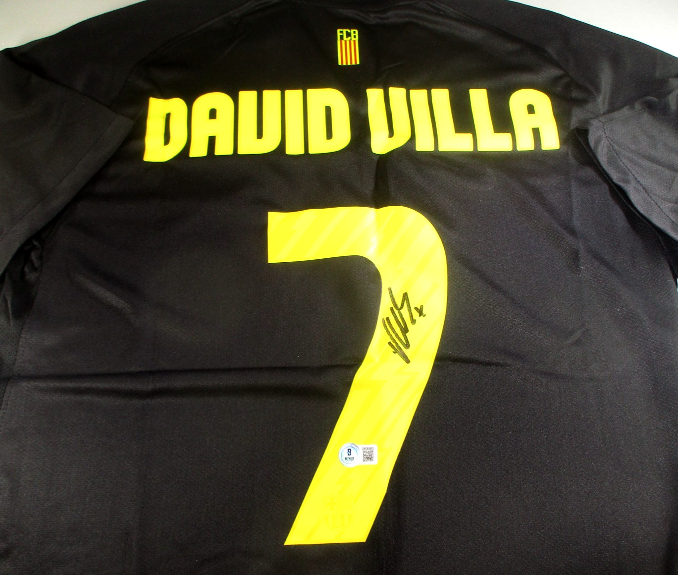 David Villa / Autographed F.C. Barcelona Nike Dri-Fit Soccer Jersey / Beckett for sale on Ebay