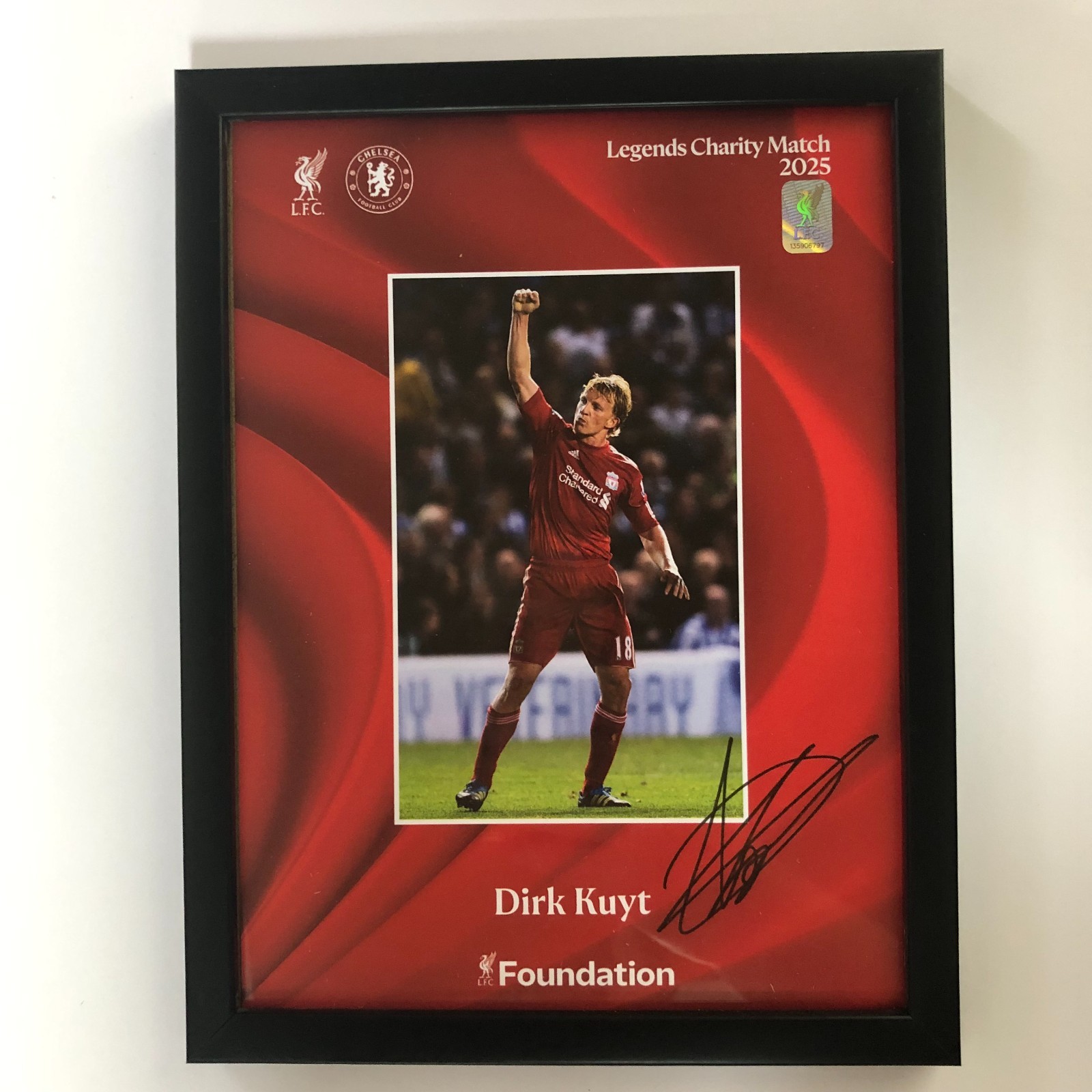 Dirk Kuyt Legends Signed Card for sale on Ebay