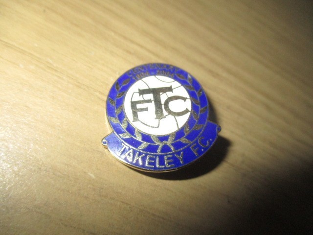 Takeley fc non league football badge for sale on Ebay