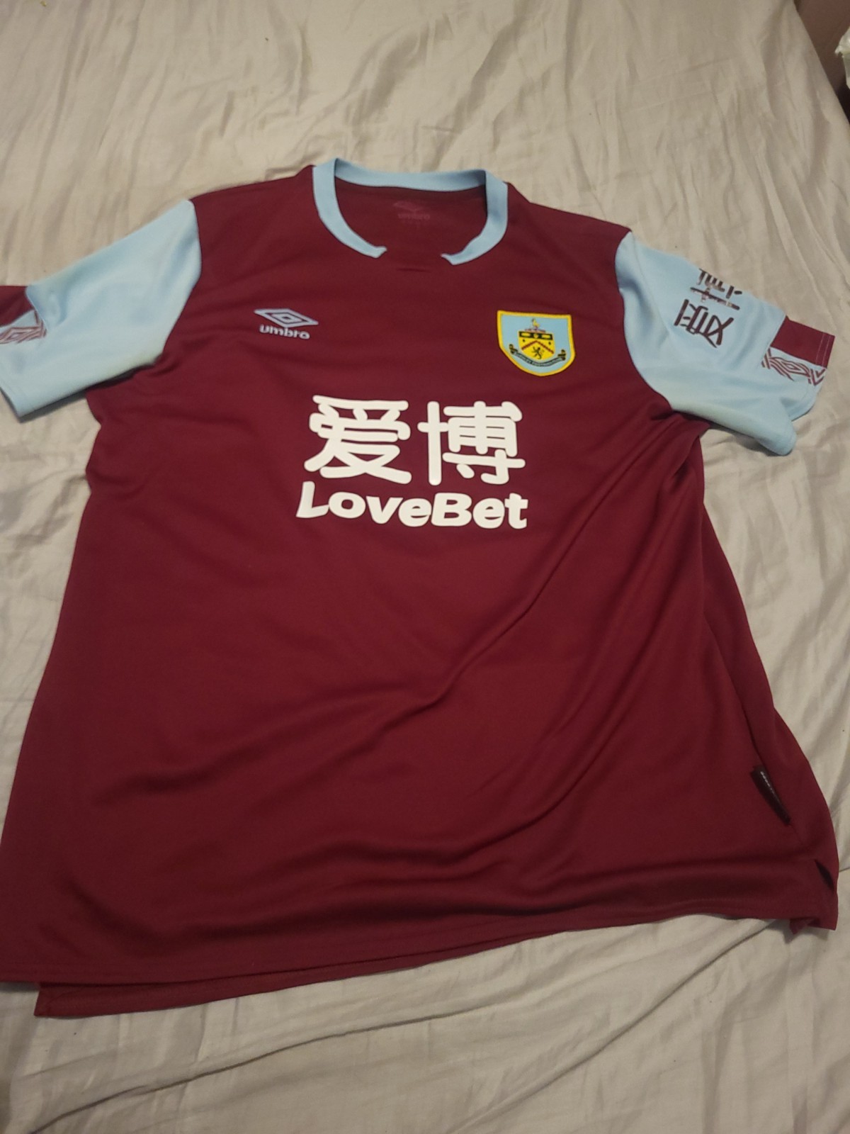 Burnley Home Shirt 2019/20 Large for sale on Ebay