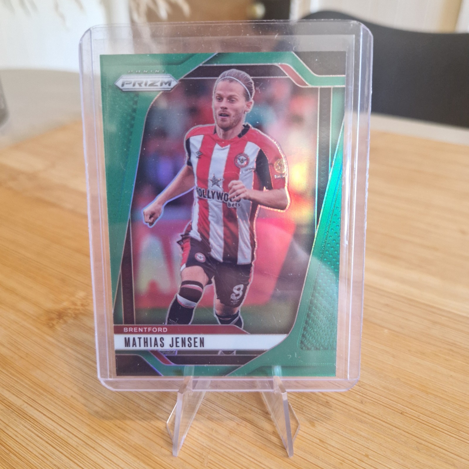 Mathias Jensen /5 (1/5) Green Panini Prizm Brentford 2024-25 for sale on Ebay