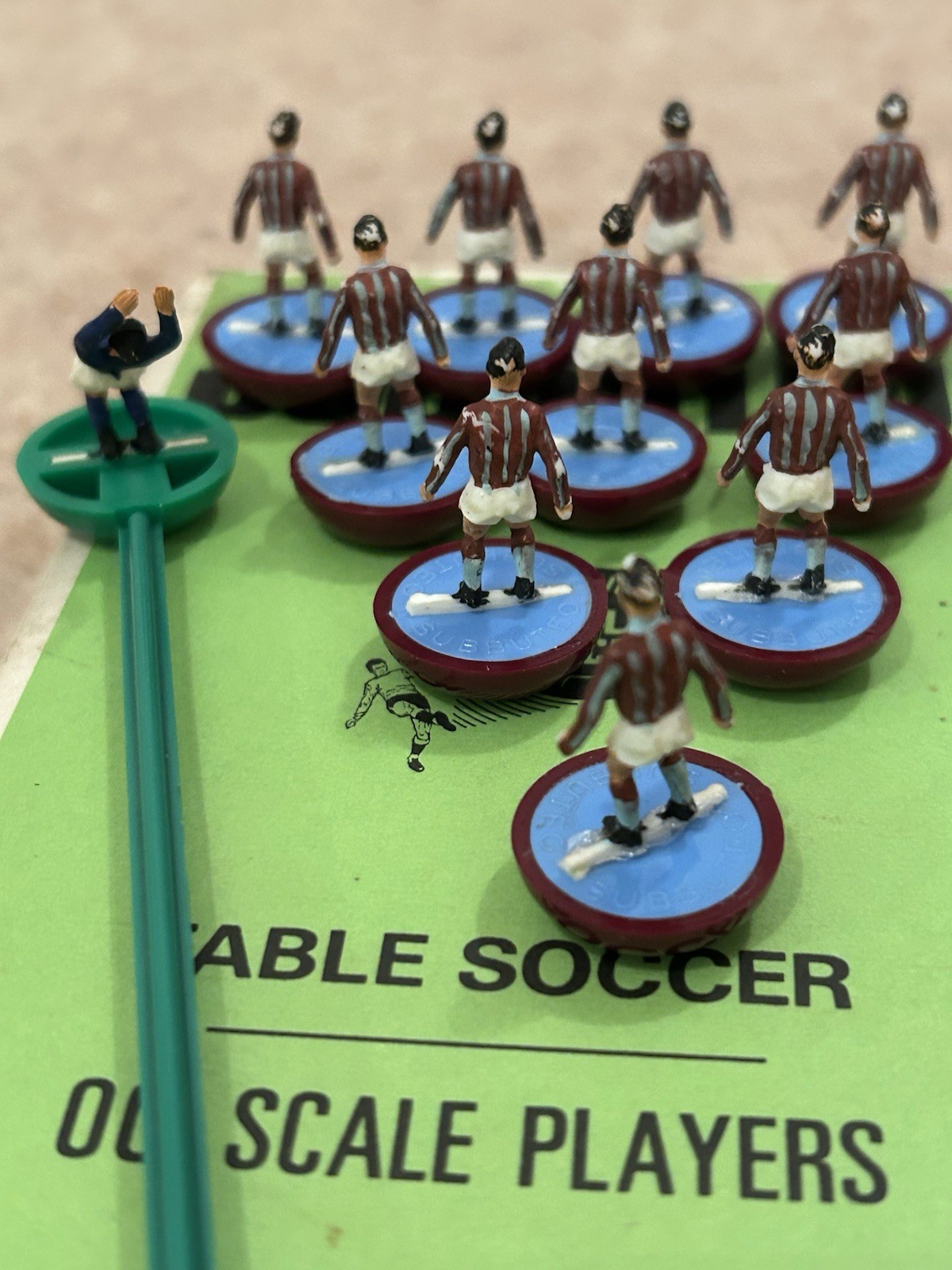 Subbuteo Heavyweight Ref 40 Crystal Palace Football Team for sale on Ebay