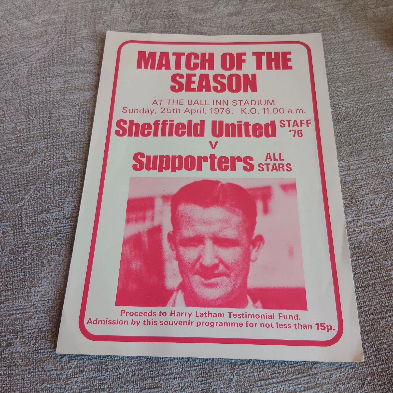 Sheffield United Programme  1976 for sale on Ebay