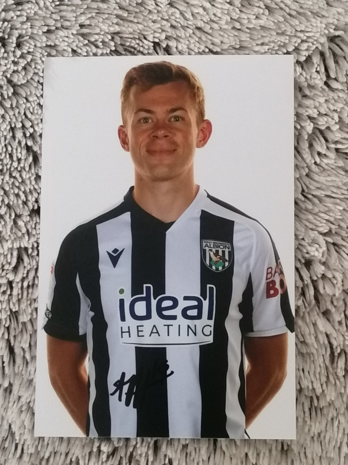 WBA. WEST BROM. WEST BROMWICH ALBION. HAND SIGNED PHOTO 6X4. AUNE HEGGEBO.  for sale on Ebay