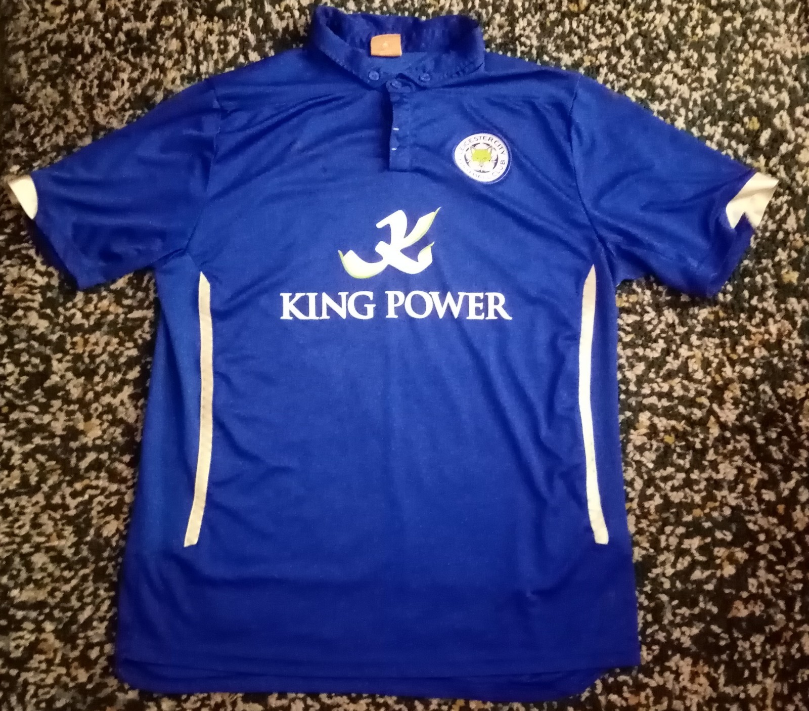 Leicester City Shirt XL 2014 Vintage LCFC Puma Blue Army 44