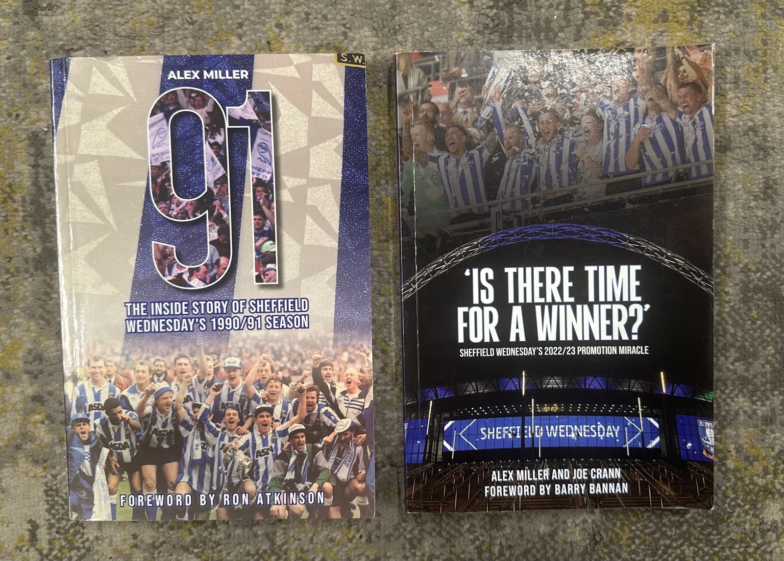 2x Sheffield Wednesday Sheff Wed SWFC Books Written by The Star  for sale on Ebay