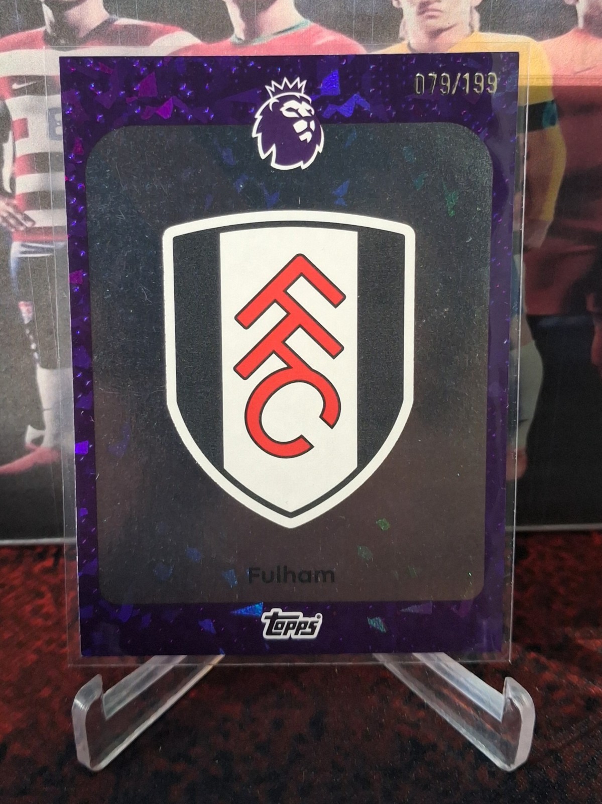 2026 Topps Premier League Fulham Badge #145 Purple /199 Fulham for sale on Ebay