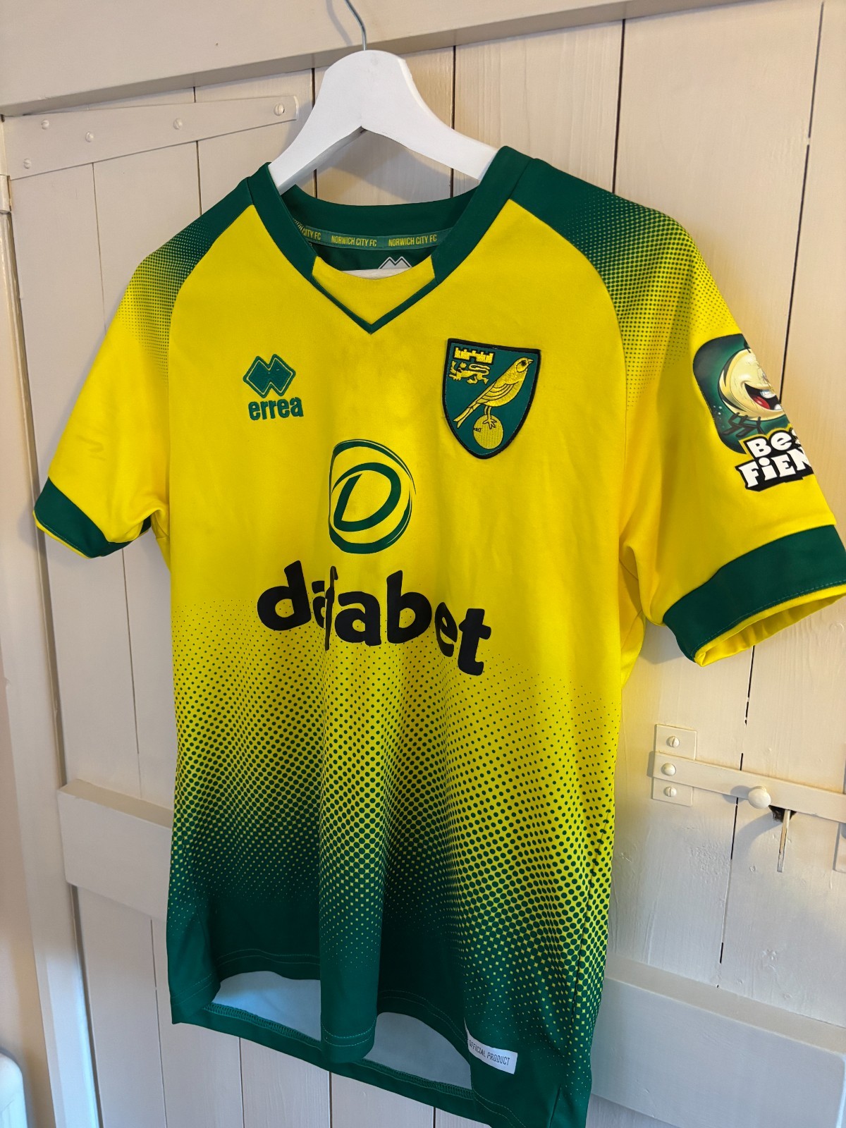 Norwich City FC hme shirt season 2019-2020 size small for sale on Ebay