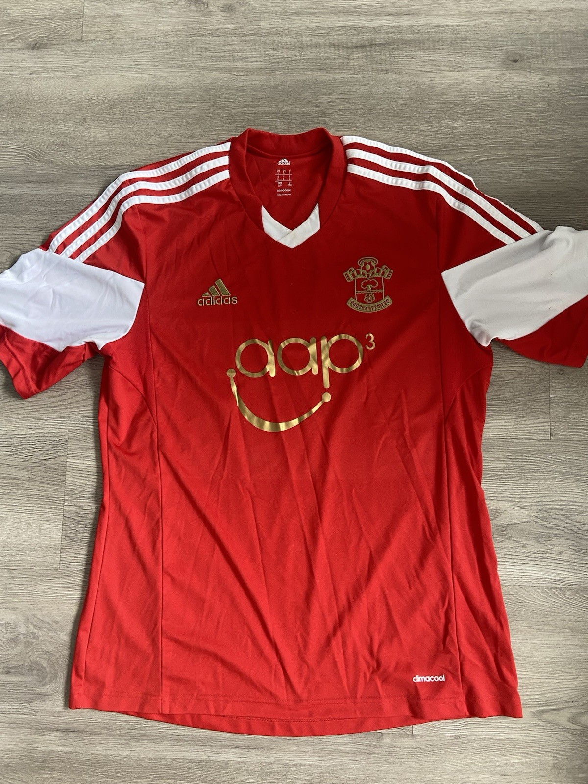 SOUTHAMPTON FC Saints home jersey shirt  trikot ADIDAS 2013-2014 /adult SIZE L for sale on Ebay