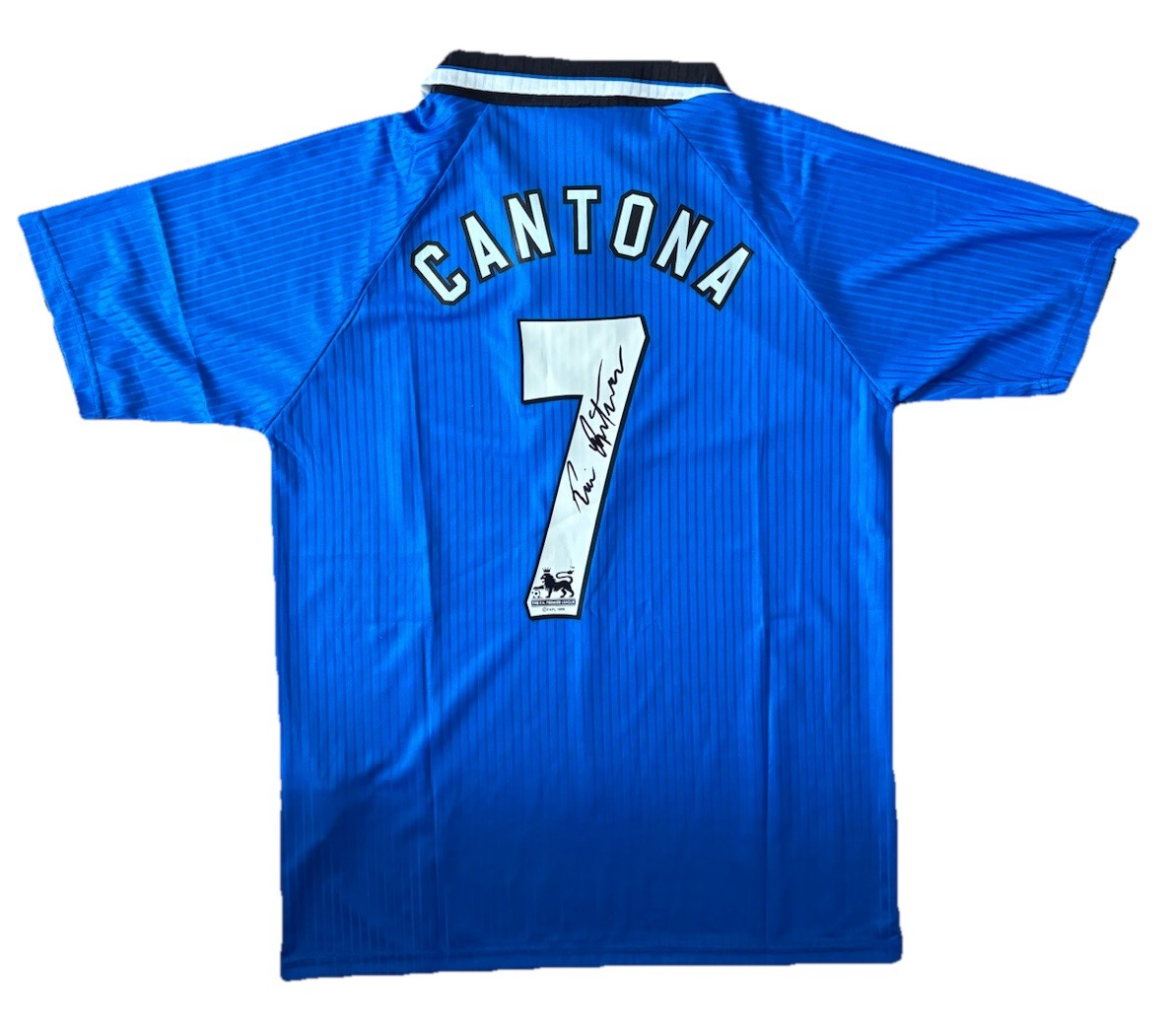 ERIC CANTONA Hand signed 1996 OFFICIAL RETRO Man Utd Jersey RARE*COA for sale on Ebay