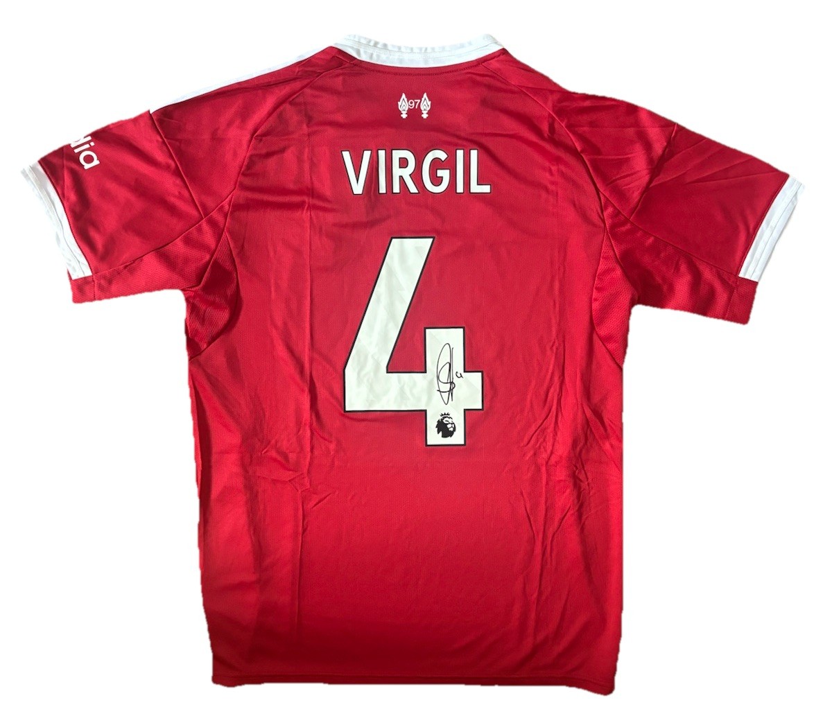 VIRGIL VAN DIJK Signed Liverpool 2025/26 NEW STOCK Home Premier RARE*COA for sale on Ebay