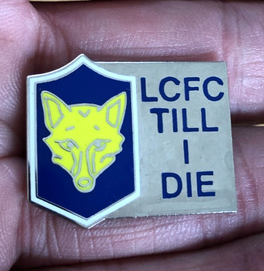 RARE LEICESTER CITY LCFC TILL I DIE ENAMEL  PIN BADGE for sale on Ebay