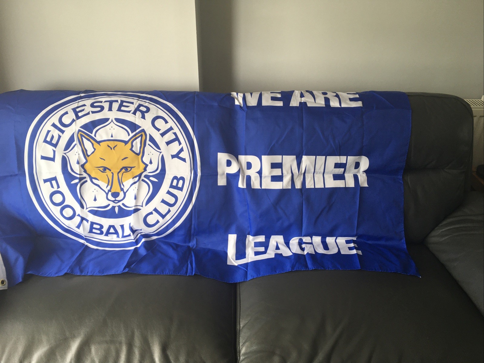 Leicester City We Are Premier League Flag for sale on Ebay