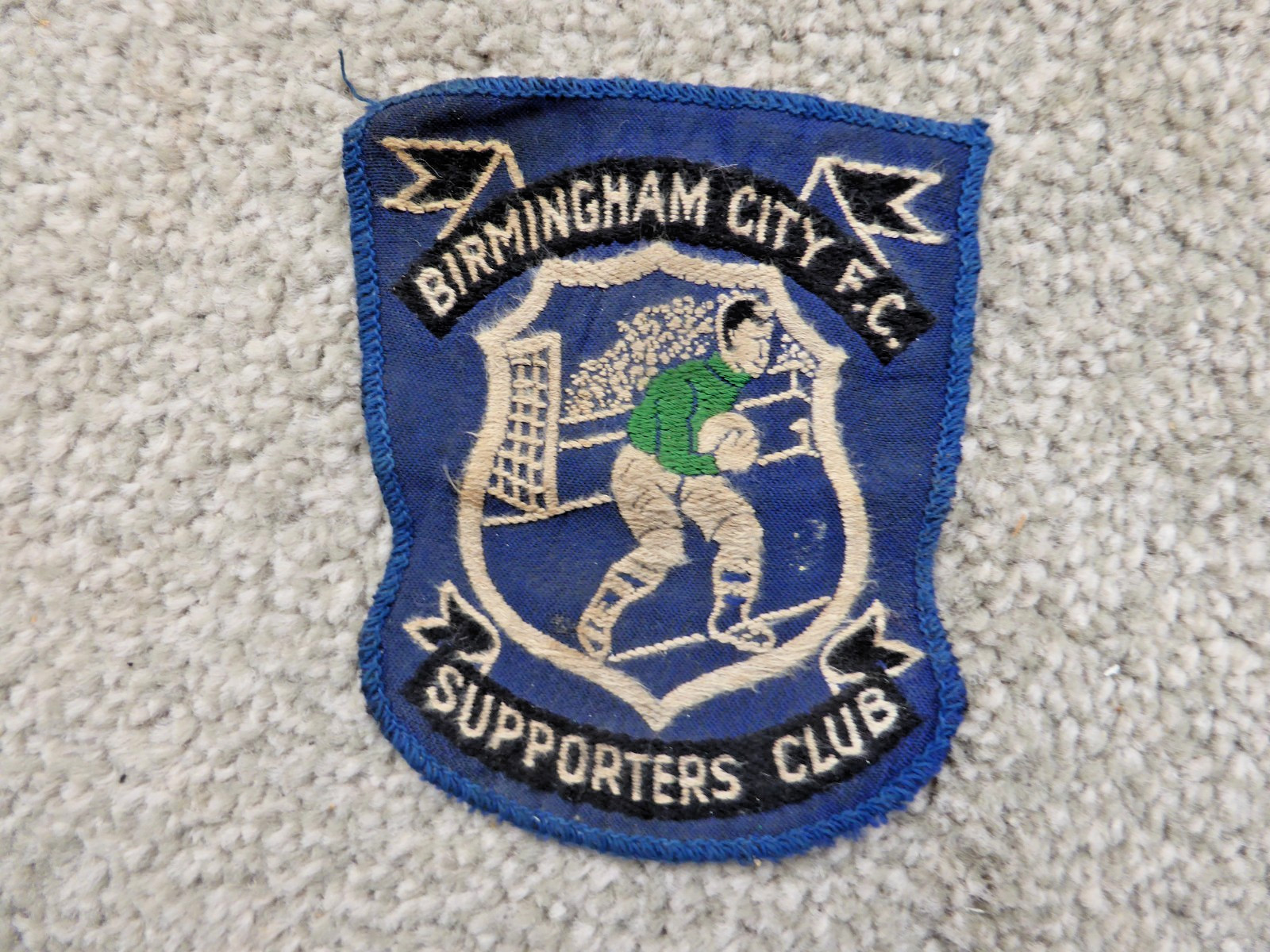 Rare Old Birmingham City F.C Supporters Club Sew on Patch for sale on Ebay