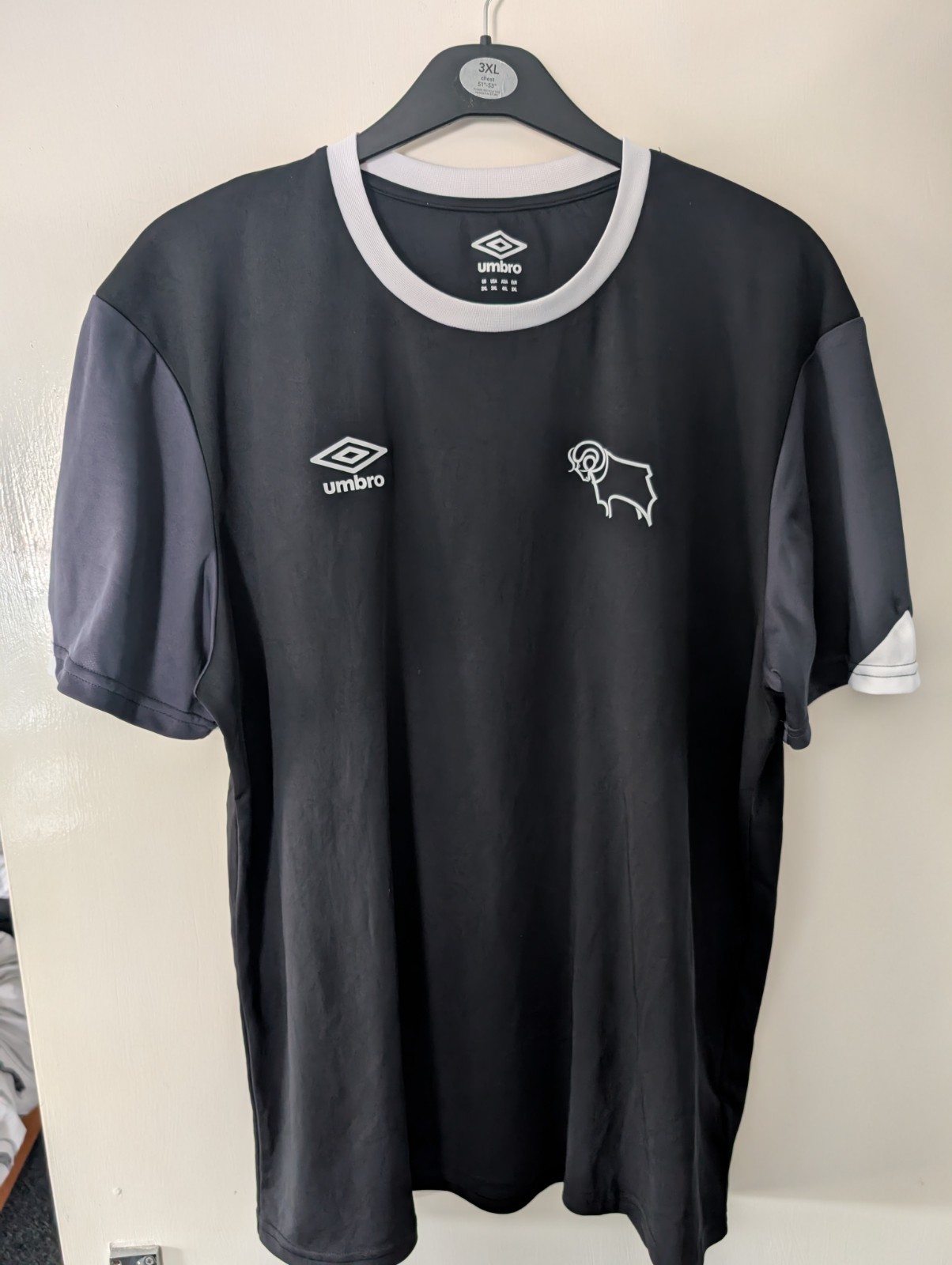 Derby County Football Training Top 3xl for sale on Ebay