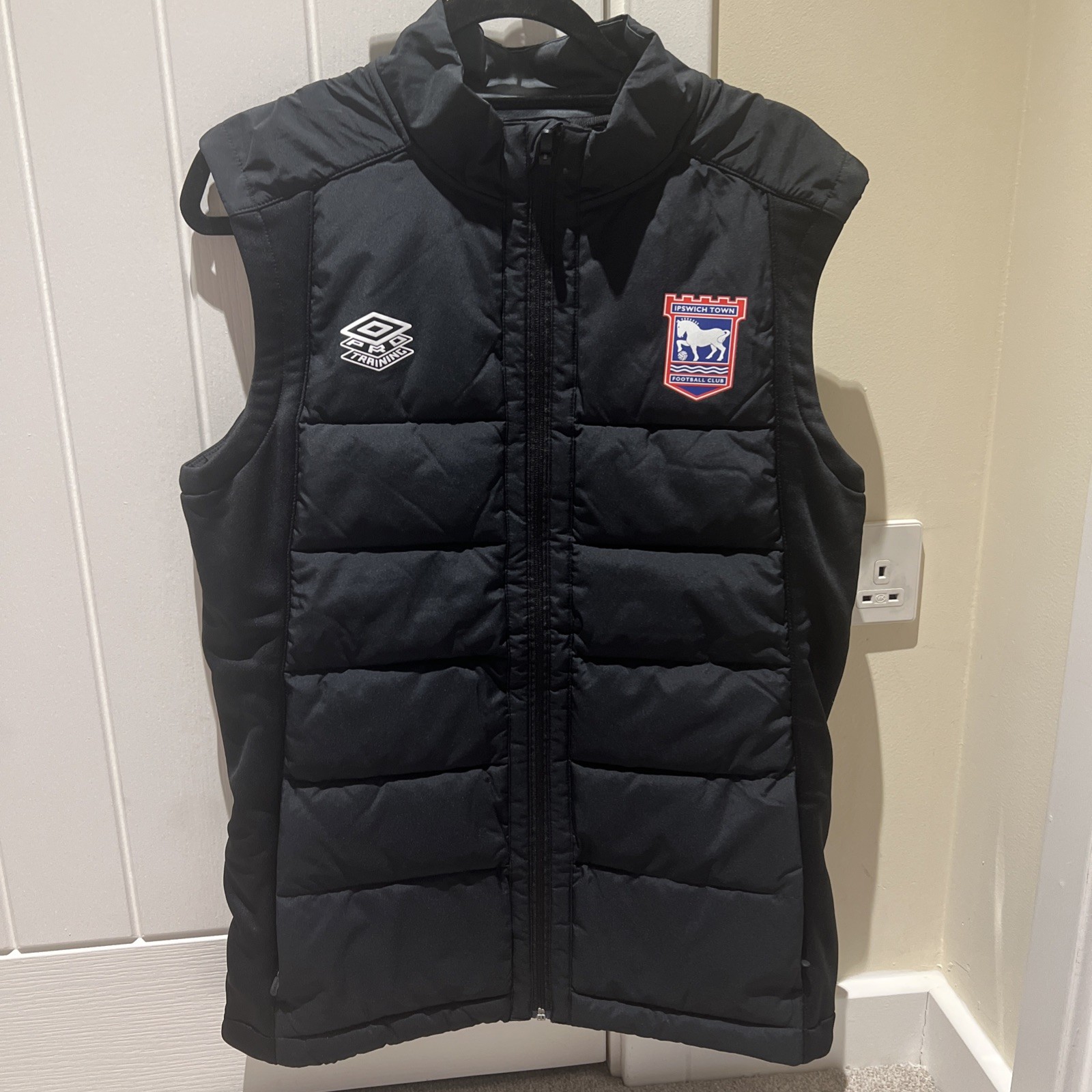 Ipswich Town Body Warmer Gilet Size Medium for sale on Ebay