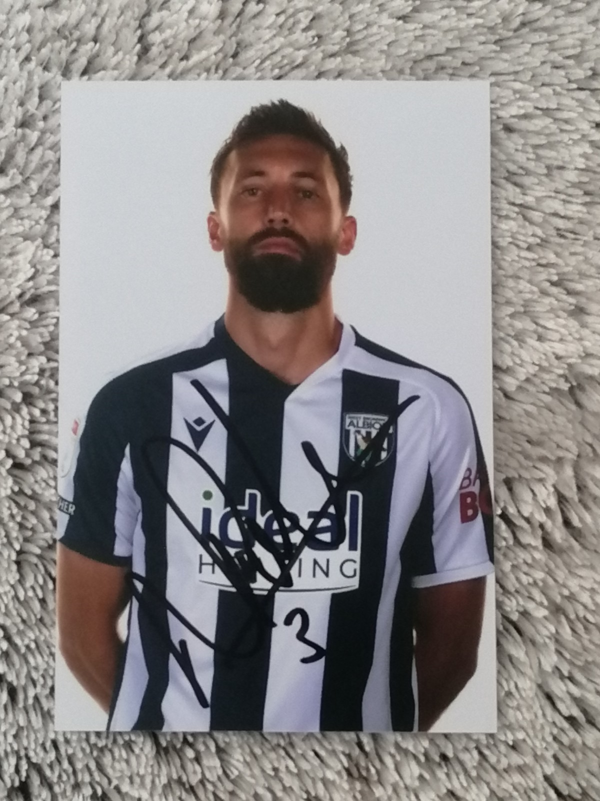 WBA. WEST BROM. WEST BROMWICH ALBION. HAND SIGNED PHOTO 6X4. NAT PHILLIPS.  for sale on Ebay