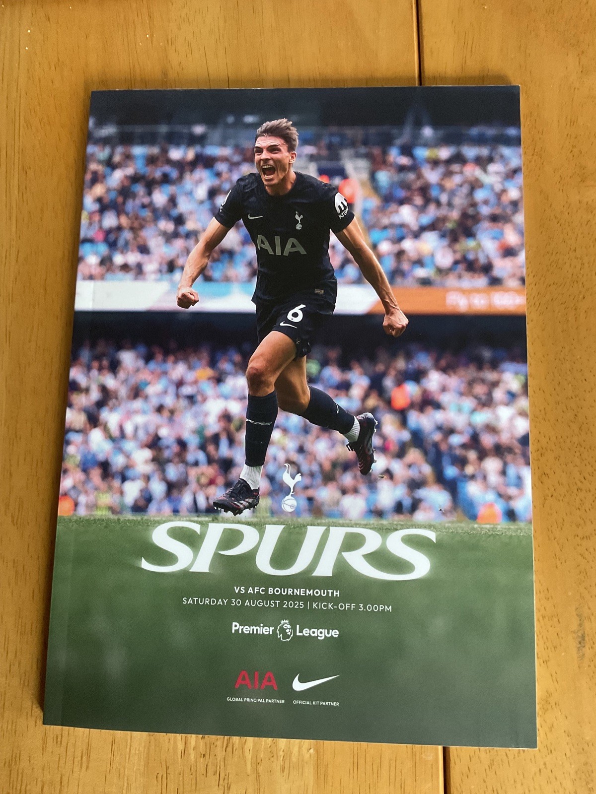 Tottenham V Burnley & v Bournemouth 25/26 Match Programmes for sale on Ebay