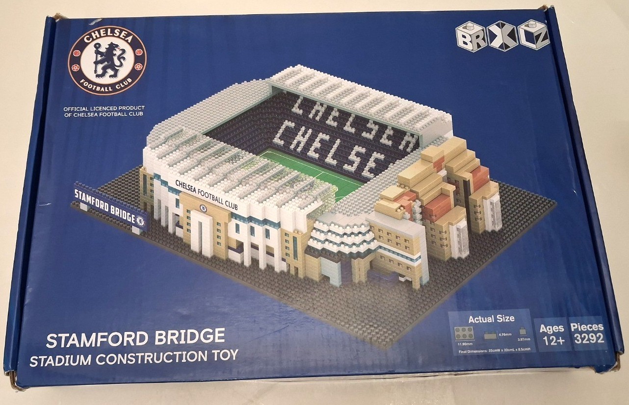 NEW BRXLZ CHELSEA FOOTBALL CLUB Stamford Bridge Stadium Construction Toy CG B51 for sale on Ebay